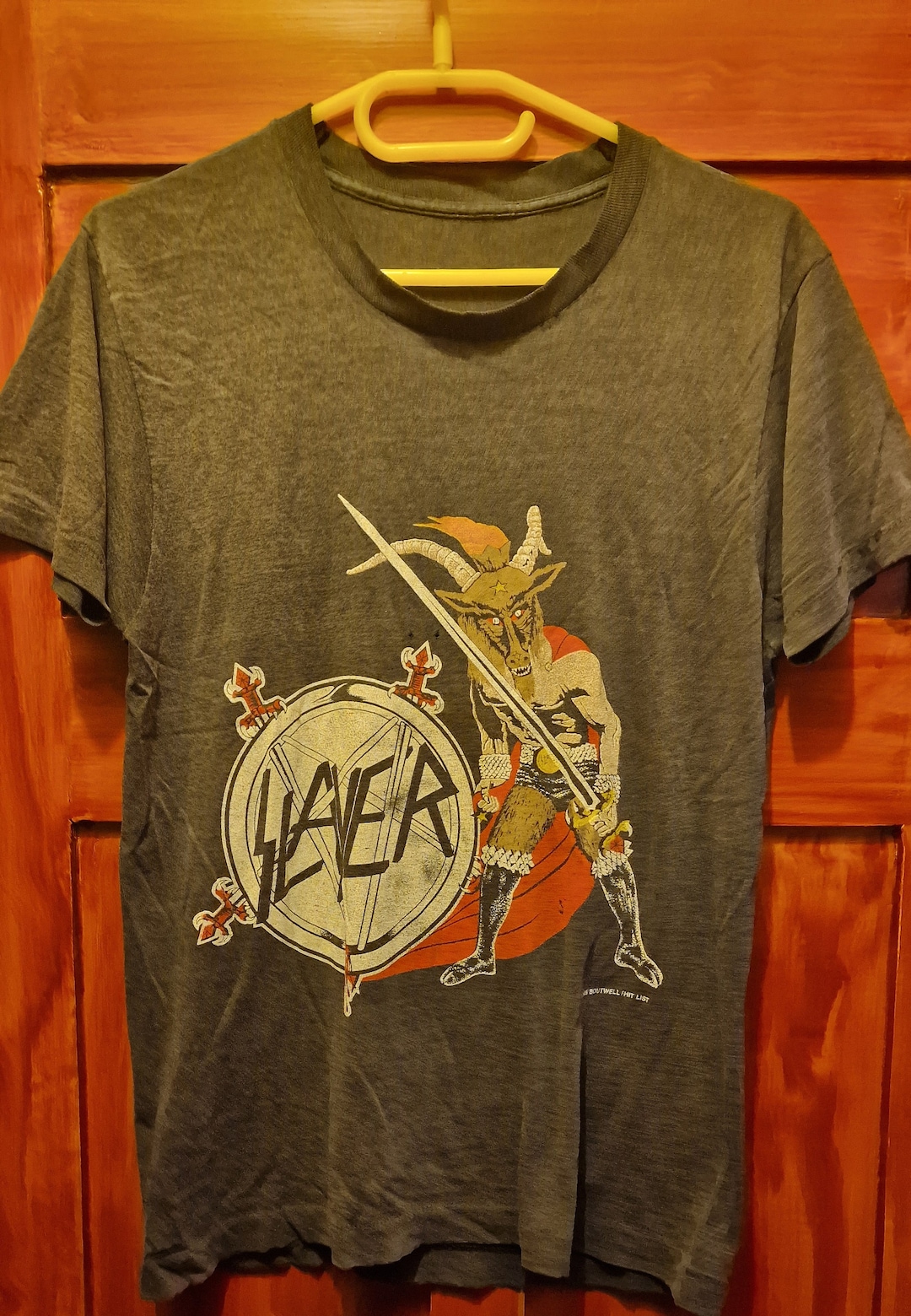 MEGA RARE! Original 1980s SLAYER - Haunting the Chapel - Tshirt