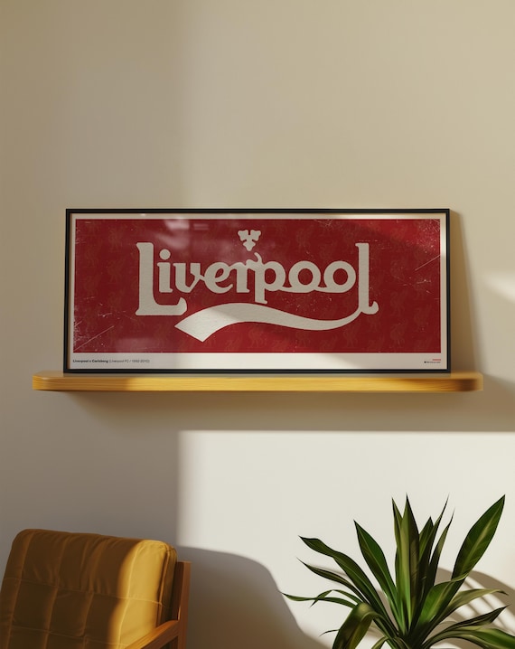 Liverpool FC x Carlsberg Kit Art Print | Retro Football Poster (1992-2010)