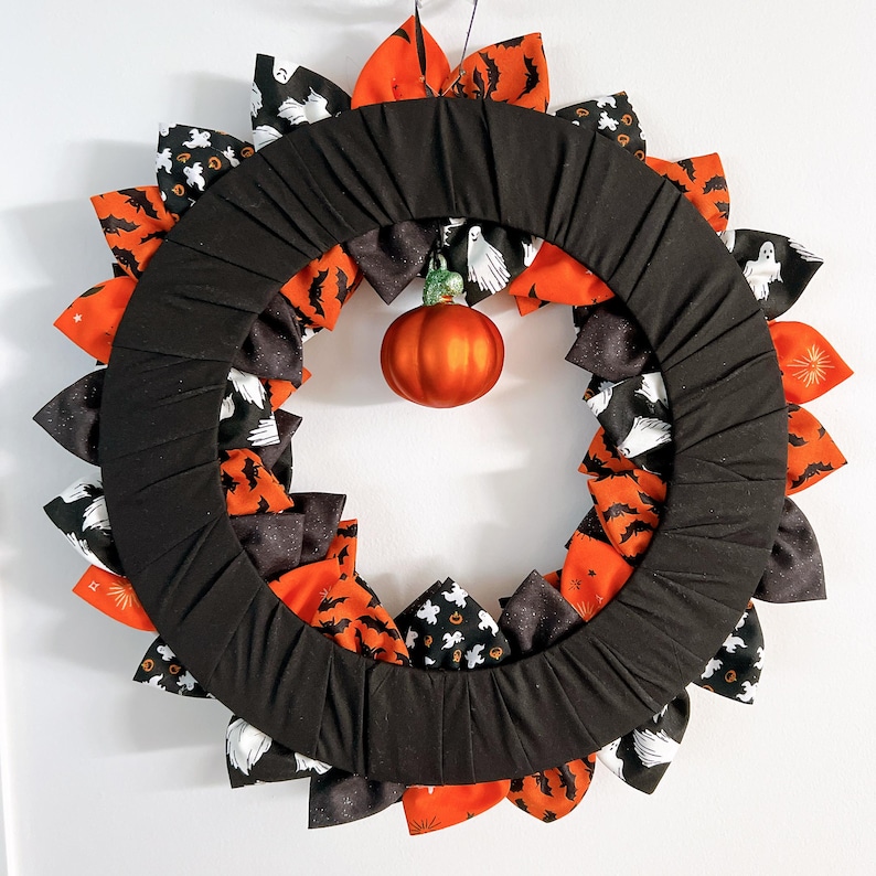 Back of the finished wreath