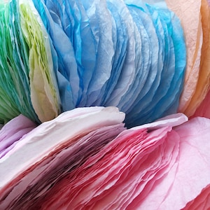 Vierzig (40) handgefärbte Kaffeefilter | Blumen|Hochzeit|Bastelarbeiten|Handarbeit|Hochzeitspapier|Shabby Chic|Romantische|Tee-Party|Romantische|Bastelarbeiten