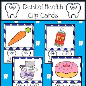 Cartes sur les aliments sains ou malsains, santé dentaire, feuille de travail pour enfants, boîte à tâches, jeu d'activités Montessori, autisme, corbeille sensorielle, table Flisat