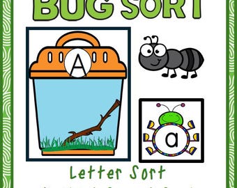 Bug Insect Task Box | Montessori l Letter Recognition | BUGS A TO Z | Initial Sounds | Morning Tub Sensory Bin Activity | Backyard Bug Hunt
