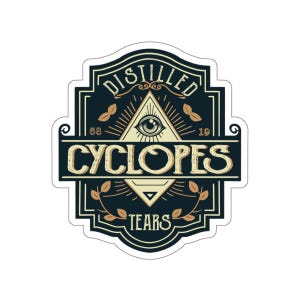 Label Sticker Cyclopes Tears