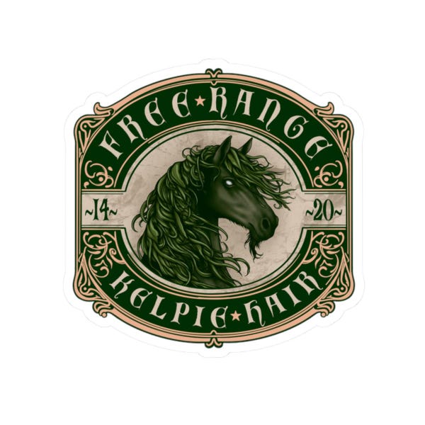 Labelsticker Kelpie Hair
