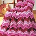 Afghan Crochet Pattern, Crochet Afghan Pattern, Ripple Afghan Crochet Pattern, INSTANT Download Pattern PDF (1028 - D)