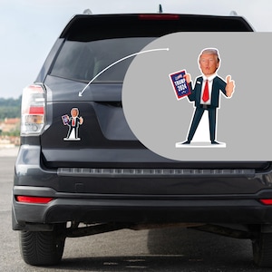 Trump Magnets, Cutouts, Decorations Magnets, I love Trump Door Decoration, Car Magnet Decor, Fridge Magnets, Boat Magnets.