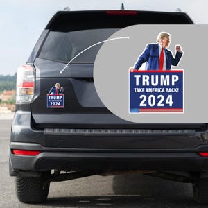 Trump Magnets, Cutouts, Decorations Magnets, I love Trump Door Decoration, Car Magnet Decor, Fridge Magnets, Boat Magnets.
