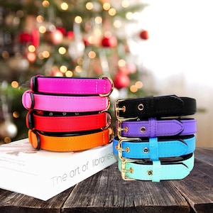 Waterproof dog collar,Personalized Dog Collar Cat Collar,Custom Engraved Collar, Pet ID Tag,Multiple Color,Eco-Friendly