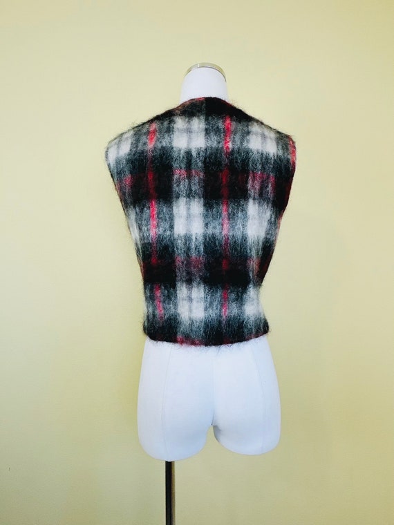 1990s Vintage Vision Apparel Mohair Vest / 90 Y2k… - image 4