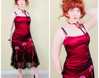 Vintage Betsey Johnson Tea Party Strapless Dress - Etsy