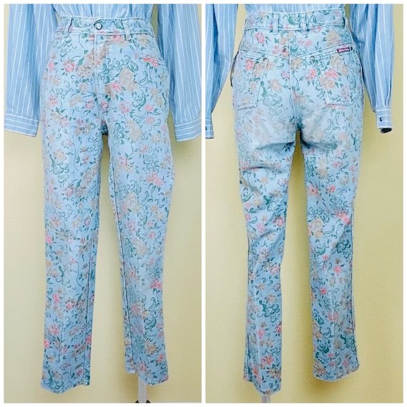 1980s Vintage Braxton Stretch High Waisted Jeans / 80s