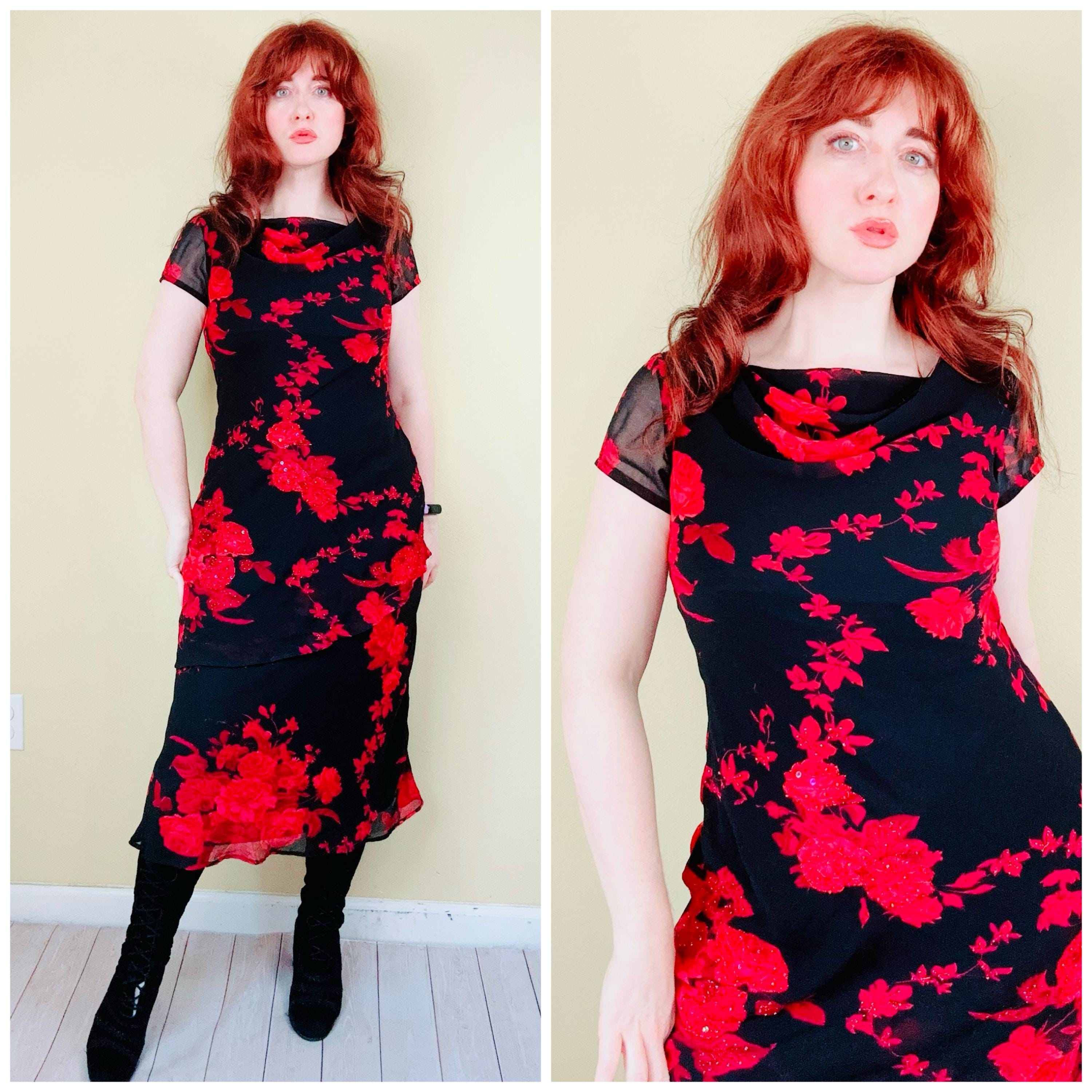 Betsey Johnson Red Dress - Etsy