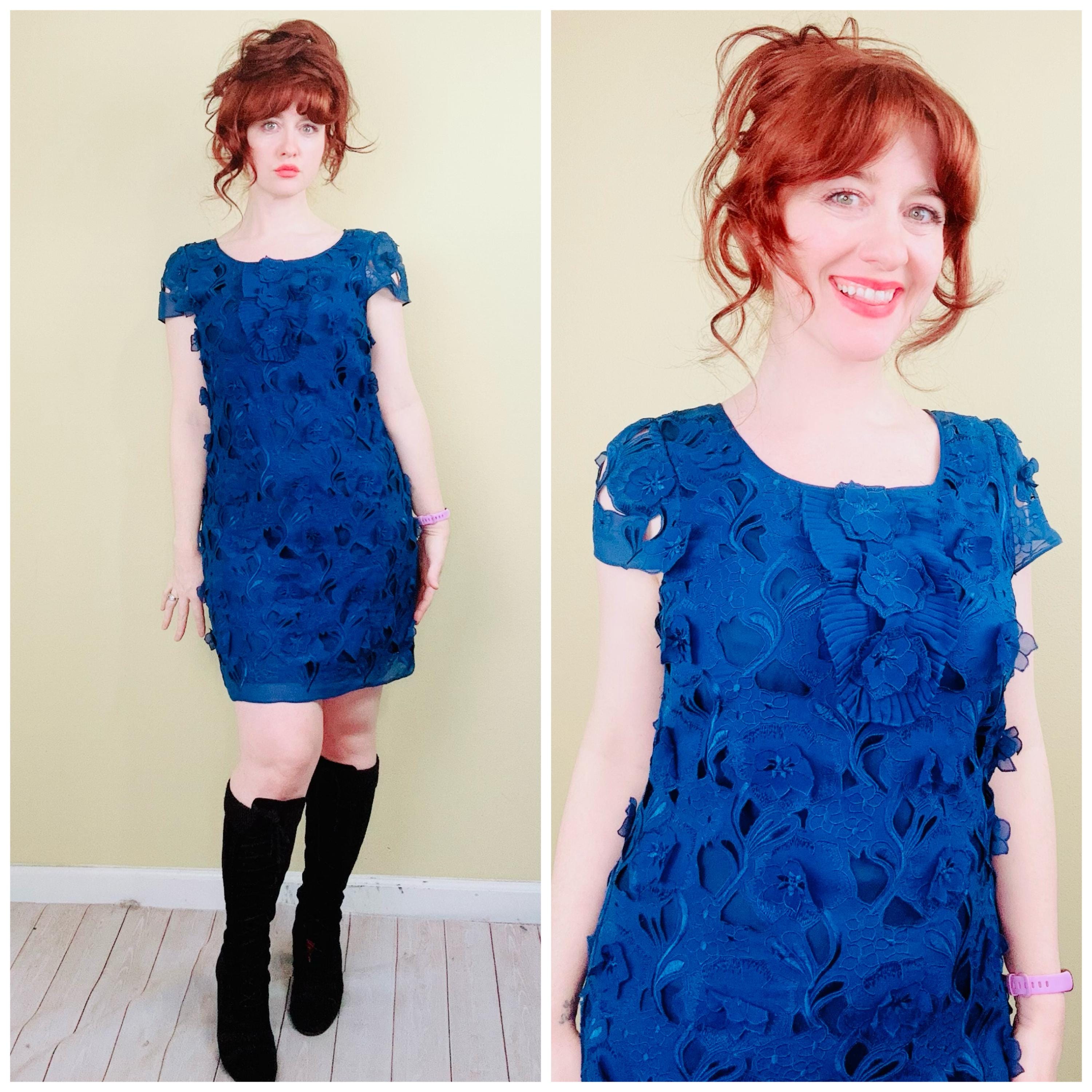 princess polly baby blue dress DenimClassic Navy Midi Shirt Dress main image 0