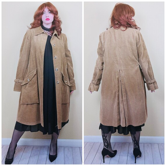 Plus size corduroy swing jacket hotsell