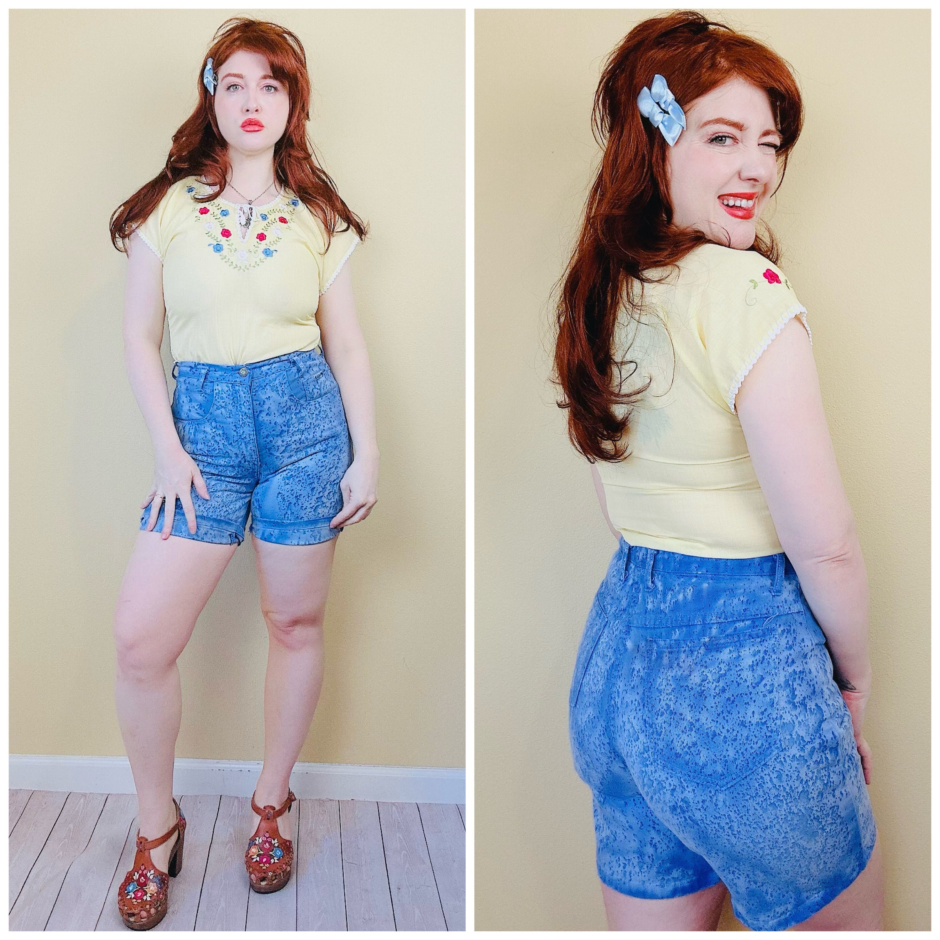 パンツ bohemian soul DAMAGE WASHING SHORTS js_splash_kiwi_boho_a_2048_lar