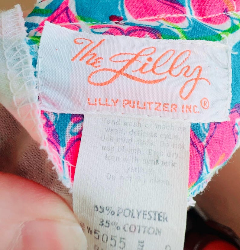Abito lungo floreale vintage Lilly Pulitzer degli anni '70 con finiture in pizzo / Abito stile cottagecore/abito boho romantico / Taglia media immagine 7