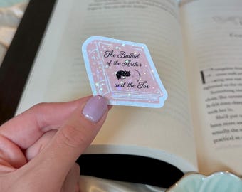 The Ballad of the Archer and the Fox Sticker | Once Upon a Broken Heart Jacks Evangeline Prince of Hearts | Shimmer Waterproof Vinyl Sticker