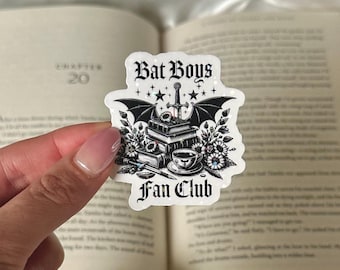 Pegatina impermeable Shimmer de ACOTAR del club de fans de Bat Boys / Sarah J Maas Maasverse / Rhysand & Feyre