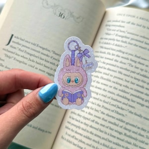 Bookish Girlie Labubu Waterproof Shimmer Sticker for Kindle/Laptop/Water Bottle