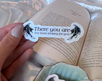 ACOTAR A Court of Thorns and Roses | Rhysand There You Are I’ve Been Looking For You |  Waterproof Shimmer Vinyl Kindle/Water Bottle Sticker