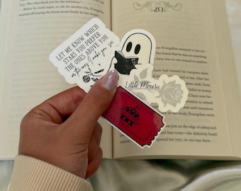Haunting Adeline Waterproof Sticker Bundle for kindle/water bottle/laptop | Zade Adeline | Which Stars Do You Prefer | Little Mouse