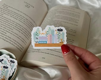 TOG Throne of Glass aesthetic cute bookshelf sticker | waterproof vinyl sticker | Sarah J Maas Maasverse