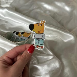 Chill Guy funny waterproof sticker | laptop/kindle/water bottle sticker