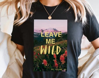Granola Girl Estética Granola Girl Roupas Seattle WA PNW Presentes Camisa do Parque Nacional Presentes Ambientais Camisa Ecológica Presentes ao Ar Livre