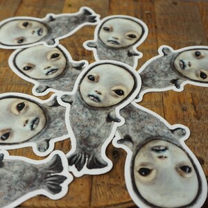 Selkie Sticker Art by Calan Ree image 3