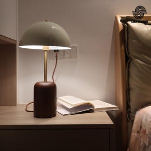 Bedside Lamp, Wooden Lamp,Wood Base Lamp,Table Lamp DISTORTION,Wood Table Lamp,Decorative Lamp,Wood Lamp,Wood Lampshade,Beech,Walnut