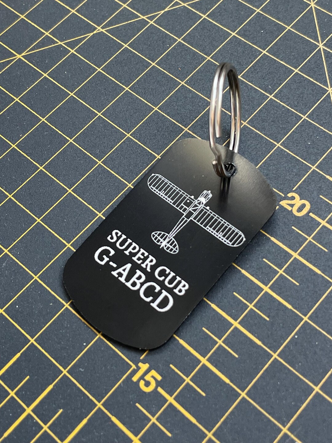 Personalised Aircraft Keyring - Etsy