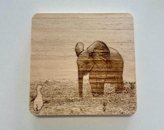 Posavasos de madera personalizados