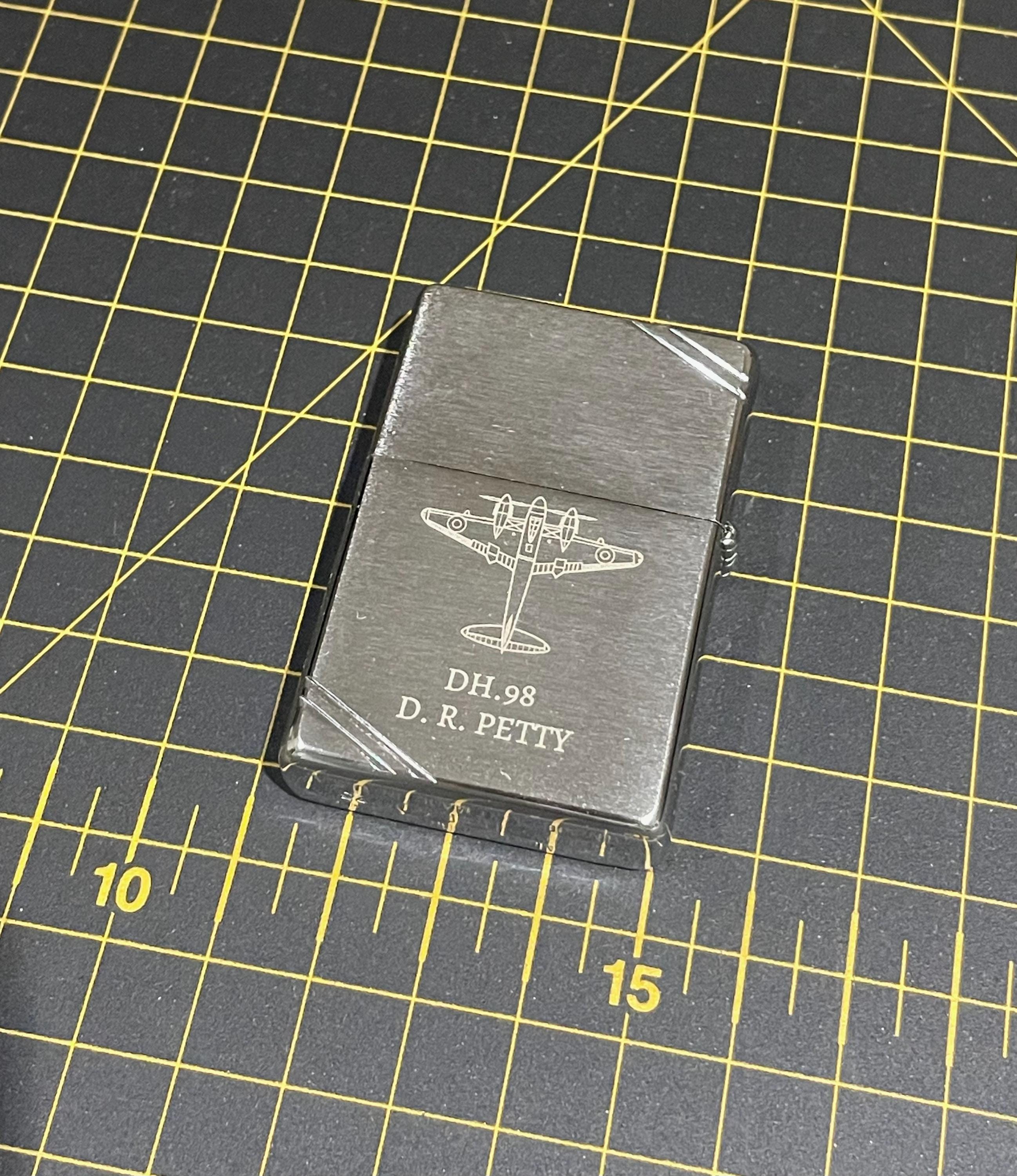 Personalised Aircraft Vintage Zippo Lighter - Etsy