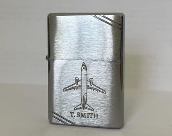 Encendedor Zippo personalizado con forma de avión Boeing 737