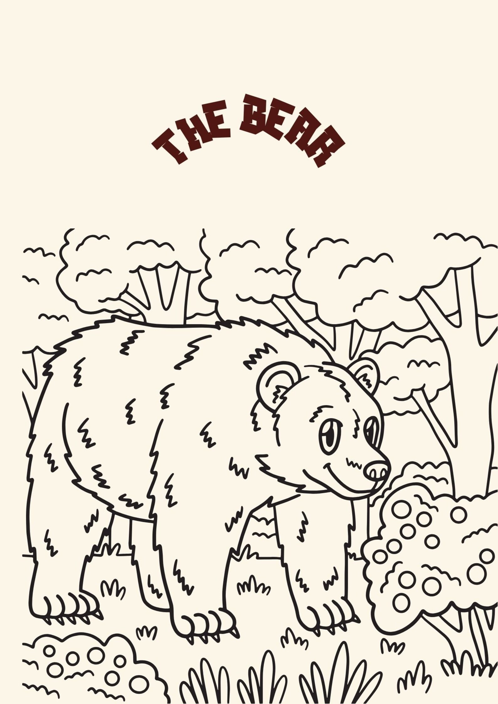 Wild Animal Colouring Pages For Kids Vol 1 Cute Animal Colouring wild-animal-colouring-pages-for-kids-vol-1-cute-animal-colouring