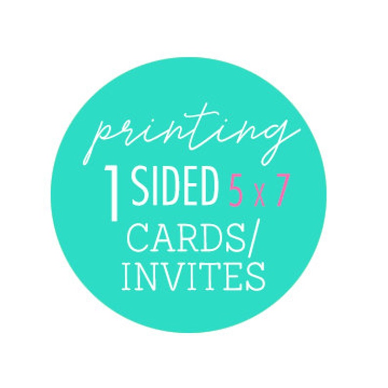 Printing Of Heavy Card Stock 5x7 Photo Cards Or Invitations Etsy