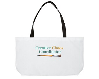 Creative Chaos Coordinator - Artist Tote Bag for Art, Gift for Student, Teacher, or Self