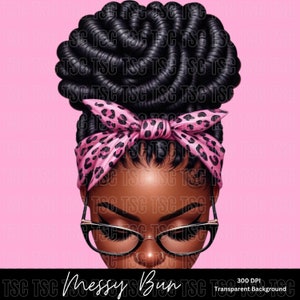 Rommelig broodje clipart, broodje clipart, afro broodje clipart, zelfliefde clipart, black girl clipart, Afro vrouw clipart, Mom Life clipart, rommelig afro bu