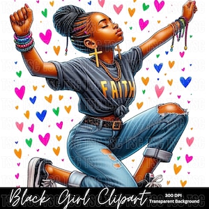 Clipart di lode, Clipart di preghiera, Clipart di ragazza nera. Clipart di donna afro, Clipart di ragazza pianificatrice, Clipart di ragazza alla moda, Clipart di amore per se stessi