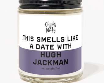 Hugh Jackman Soy Candle | Wood Wick, Apple Clove Scent