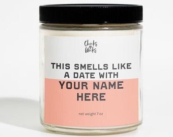 Vela de soja aromática personalizada / Regalo de vela personalizada con diseño de celebridad