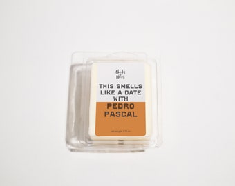Pedro Pascal Scented Wax Melt | Vanilla, Rose, Smoky Woods