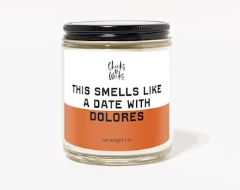 This Smells Like Dolores Candle︱Celebrity Candle | Pop Culture Soy Candles︱Gamer Candle︱Wood Wick Candle︱Chicks Love Wicks