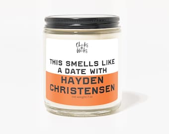 Vela aromática Hayden Christensen / Cera de soja con canela y cedro (7 oz)