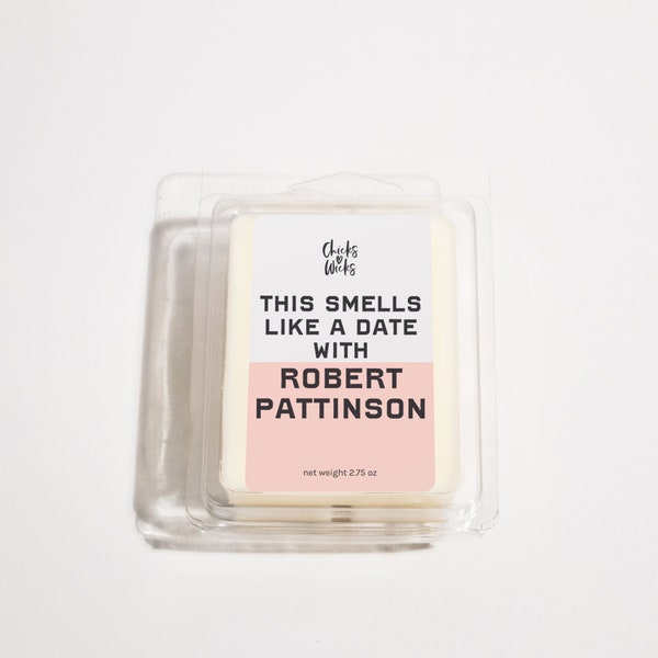 This Smells Like a Date with Robert Pattinson Wax Melt︱Celebrity Wax Melt | Edward Cullen Gifts︱Cedric Diggory Merch︱Pop Culture Gifts
