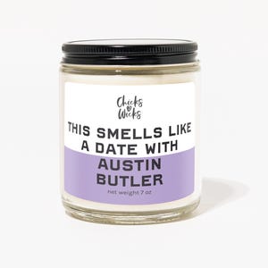This Smells Like Austin Butler Candle︱Celebrity candle | ︱Soy Candles︱Musk Candle︱Vanilla Candle︱Chicks Love Wicks