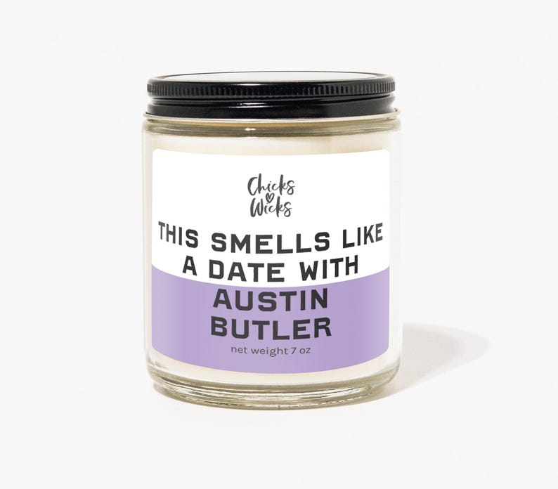 This Smells Like Austin Butler Candle︱Celebrity candle | ︱Soy Candles︱Musk Candle︱Vanilla Candle︱Chicks Love Wicks