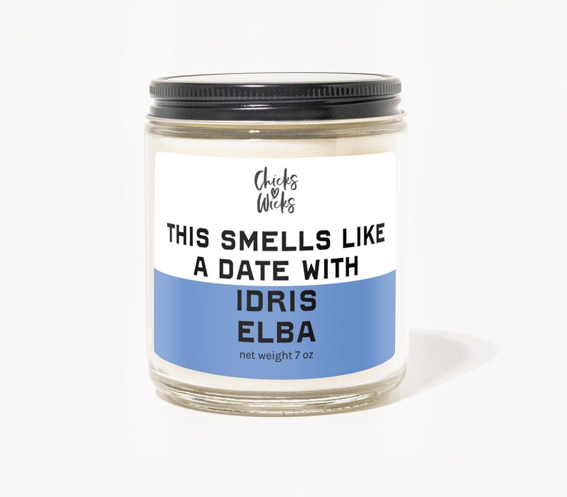 This Smells Like Idris Elba Candle | Celebrity Candle | Gift for Friend︱Gift for Her | Aesthetic Room Candle