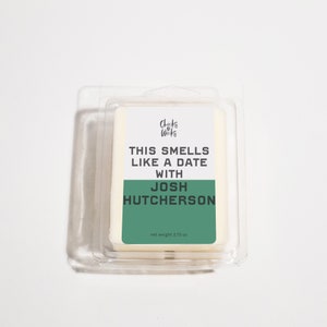 Dies riecht nach Josh Hutcherson Wax Melt︱Starkerze | Geschenk für Freundin︱Geschenk für Sie | Duftwachs Melt︱ Chicks Love Dochte