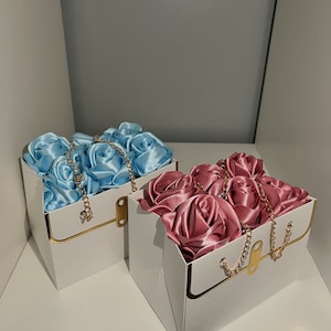 Silk roses bag